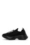 Genuine Zero Women's Black Lace-Up Stone Detailed Fabric Sneaker, Winter Sports Shoes 25Afd43026F - 2