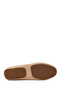 Women's Beige Tasseled Suede Leather Loafer 26Pfd151210 - 5