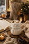 Ceramic Mug with Snowman Figure, Cup for Tea and Coffee 490 ml - 6
