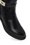 Women's Black Zippered Buckle Detailed Boots 25Wfe401018 - 8