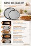 6-Piece Stainless Steel Pizza-Lahmacun Tray – Perfect Baking with Perforated Design 28 cm 722230 - 4