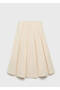 Large pleated midi skirt - 3