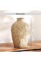 Levo Ceramic Vase 25x25x37.2cm - Brown - 6