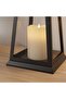 Deia Led Lantern With Candle 15x15x30.5cm - Black - 3