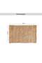 Natural Braid Handwoven Jute and Hemp Dhurrie 60x90cm - Natural - 7