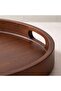 Kiara Acacia Serving Tray Dia45.7x5.1cm -walnut - 2