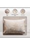Serena Hand Embroidered Down Alternative Filled Cushion 35x50cm - Natural - 4