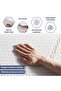 Balance Copper Infused Memory Foam Mattress Topper 180x200x4cm-white - 4