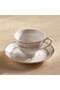 Alina New Bone China Tea Cup & Saucer 220ml -white - 5
