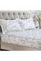 Luxe Floreana King Fitted Sheet 180x200+33cm - Green - 4
