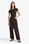 Fitted Crew Neck Rib Short Sleeve T-Shirt F9823Ax25Au - 2
