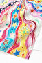 Colorful Starry Abstract Artistic Beach Towel - Galaxy-Inspired Pastel Quick-Dry Microfiber Towel - 5