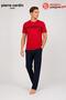 Paris Premium Men's Short Sleeve 100% Cotton Comfortable Fit Pajama Set - 3