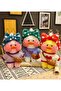 White Lalafanfan Plush Toy Duck Plush with Accessories 30cm - 6