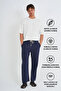 Comforted Men's Linen-Look Relaxed Pants Wide-Leg New Season