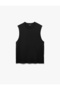 Crew Neck Regular Fit Cotton Sleeveless T-Shirt - 3