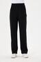 Line Women's Stretch Fabric Velcro Closure Black Palazzo Pants - 4
