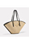Women's Straw Beach Bag - Large Size Shoulder Bag - 2