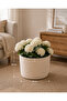Jute Wicker Multi-Purpose Decorative Organizer Flower Pot Basket Garden Organizer Basket Width 30 Length 25 cm - 7