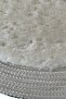 Bathroom Carpet Non-Slip Base Washable Plush Carpet Jute Edge Plush Carpet Oval - 2
