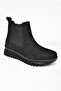 R555400201 Black Genuine Leather Nubuck Women's Boots - 7