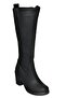 R674070709 Black Thick Heeled Women's Boots - 6