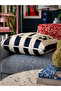 Punch Embroidered Throw Pillow Cover - 43*43 cm - Navy Blue Home - Pnk001 - 5