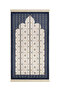 Navy Blue Velvet Rug Prayer Rug
