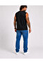 Big Size Printed Sleeveless T-Shirt Miami Beach 26126 Black - 4