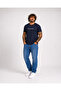 Men's Oversize Crew Neck T-Shirt Imagination 26150 Navy Blue - 3