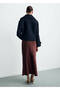Maxi Collar Wool Blended Jacket - 4