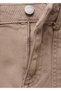 Pamuklu denim etek - 8