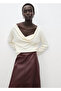 Leather Look Midi Skirt - 6