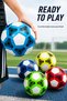 Kids PVC Football Soccer Ball for Outdoor Play & Training, Lightweight Single Piece, Available in Different Colors - 2