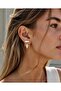 Aurel Cascade Gold Color Marquise Stone Dangle Earrings