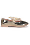 Tari Mirror Bow Elastic Girls' Ballerina Shoes - 4