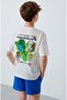 M6610492 Minecraft Printed Boys' T-Shirt White