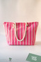 Tote Beach Bag, Large Size Shopping and Daily Shoulder Bag with Zipper 50X30 cm - 6