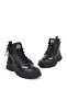 23K310-9 Women's Woolen Non-Slip Sole Leather Boots