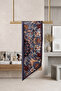 Lumina Ethnic Floral Patterned Silky Textured Women's Tie Scarf – Neck Scarf - 5