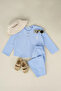 Grid Suit Baby Blue