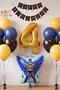 Batman 4 Year Old Balloon Set Batman Concept Birthday Balloon Set