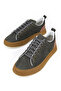 , Men's Genuine Leather Casual Sneaker 161983Z8702 Gray - 7