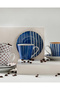 Bellis Porcelain 4 Piece Coffee Cup Set for 2 People Navy Blue - 3