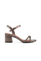Zri̇n-888 Women's Platinum Thin Spiral Strap 6 cm Heeled Shoes - 3