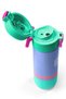 Kids Deep Blue Colored Steel Thermos with Straw and Direct Drinking 500 ml 31854 - 4