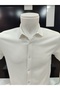 Slim Fit Snap-Fastened Waffle Fabric Men's Shirt - 2