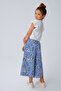 Cotton Striped Wide-Leg Pants and Blouse Set - 3