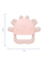 Crabby Silicone Teether with Holding Ring Pink - 5