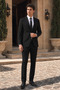 Men's Black Suit – Regular Cotton Fabric - 6